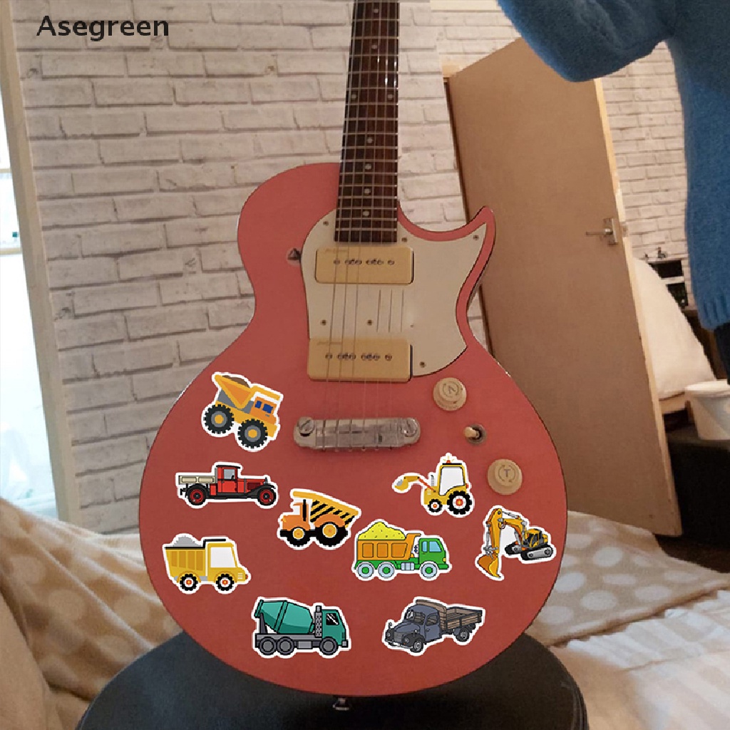 Bộ 50 miếng dán trang trí xe hơi / xe tải / guitar / laptop họa tiết graffiti độc đáo