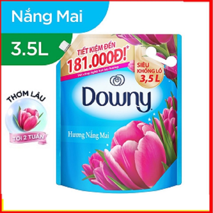 Nước xả vải Downy 3.5L &amp; 3L Xanh/Đỏ/Đen/Trắng