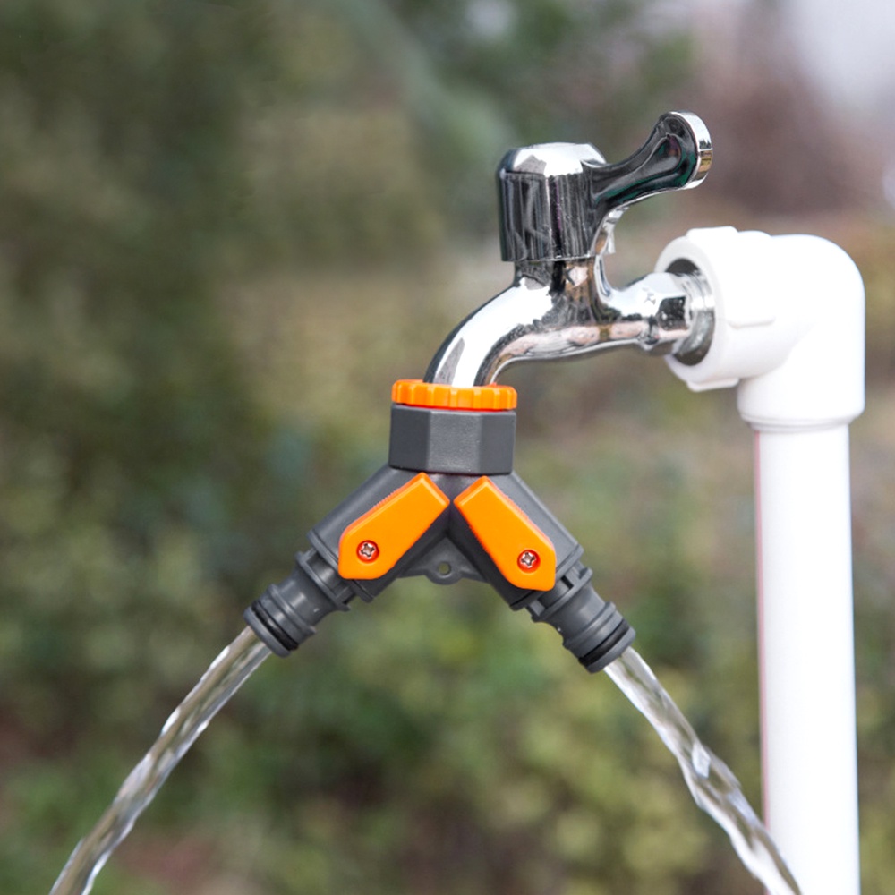 Đầu nối ống nước 2 đầu EKEZ kích thước 8.5*9.0cm giảm tốc 1/2&quot; 3/4&quot; chất liệu ABS và PP cho sân vườn tưới tiêu