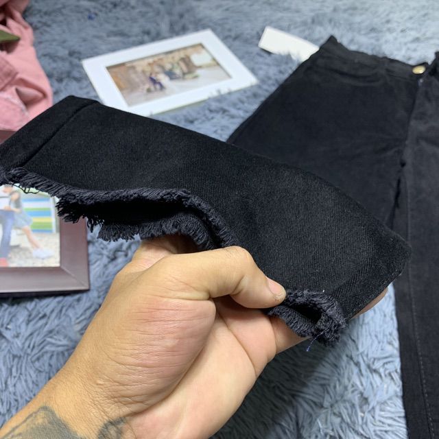 Quần bò ông rộng dáng xuông | BigBuy360 - bigbuy360.vn