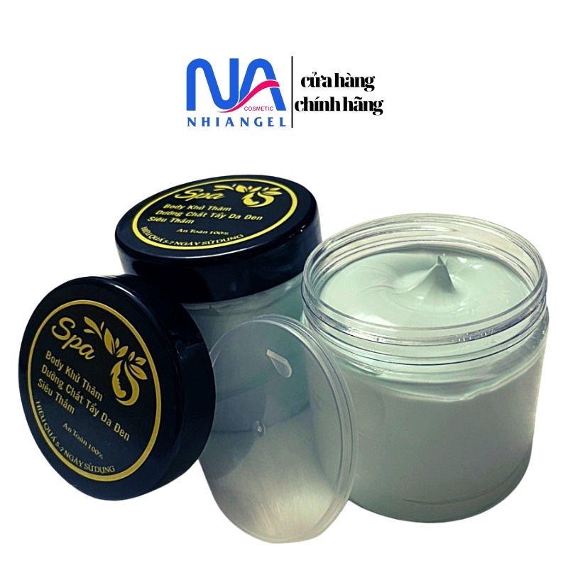 Kem body mờ thâm chất cốt Thái Lan có mekeup 250gr trắng sau 1 tuần sử dụng