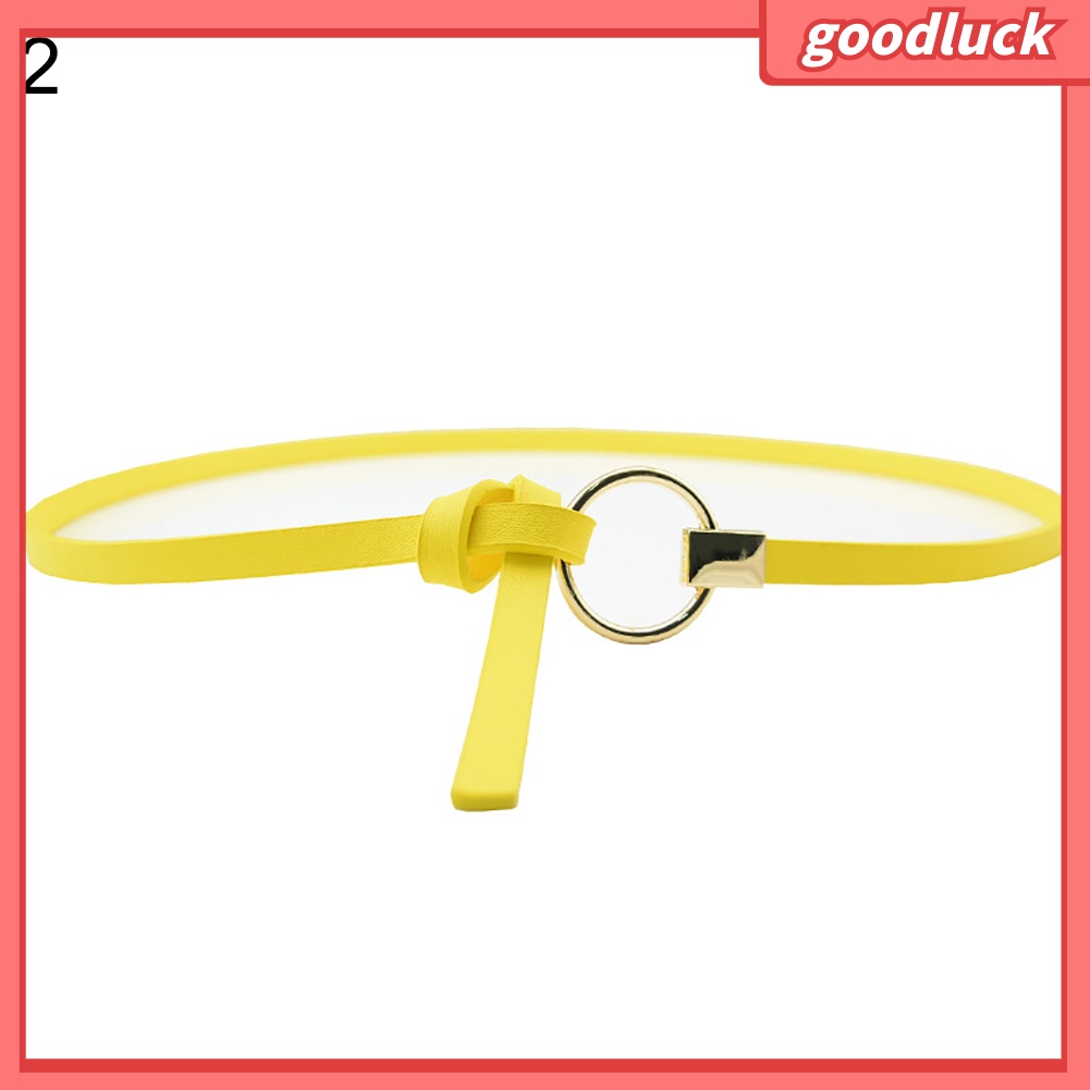 Dây nịt nữ vải giả da kiểu dáng thoải mái