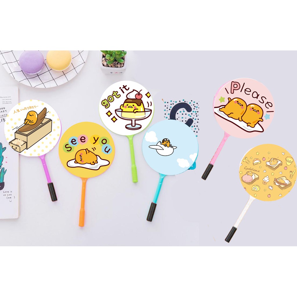 Bút quạt trứng lười gudetama BQI31 bút bi mực bút cute bút dễ thương