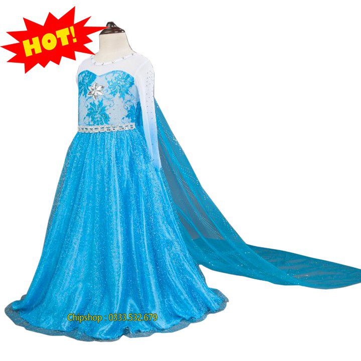 Đầm Elsa công chúa mẫu 2020 🍭 Đầm Elsa Cho Bé Hàng Quảng Châu 🍭