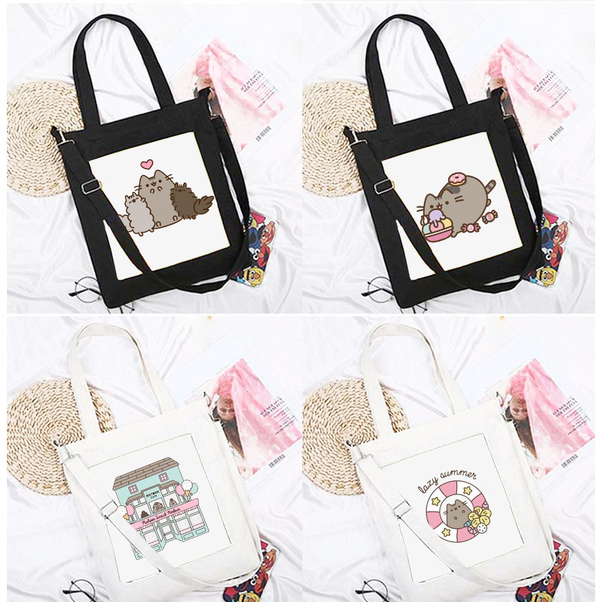 Túi đeo chéo Pusheen TĐC21 túi tote thần tượng thời trang hoạt hình cute