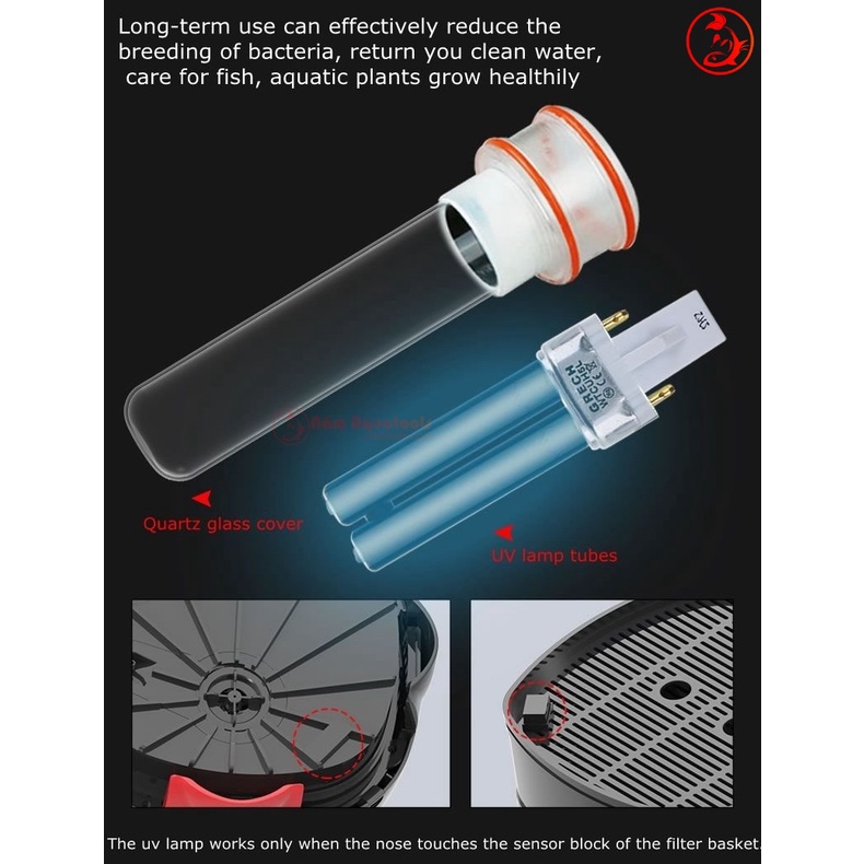 SUNSUN ZW 3000 | Lọc Thùng ZW3000 Thế Hệ Mới Nhất - Có UV - Diệt Rêu Hại Và Lọc Cực Hiệu Quả Cho Bể Cá Thuỷ Sinh