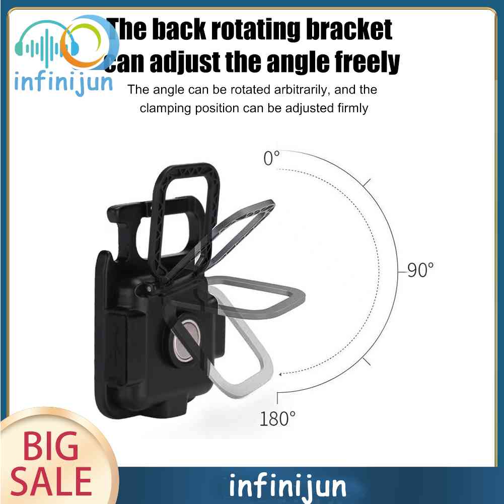 Móc Khóa Đèn LED COB Mini 400lm Chống Nước 4 Chế Độ