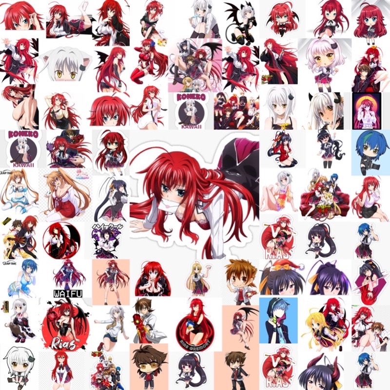 Sticker Hight school DXD 30-60 ảnh ép lụa khác nhau / Hình dán hight school dxd