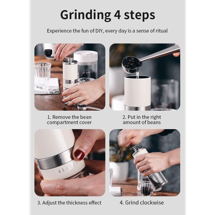 Máy xay cà phê BINCOO bằng tay chất lượng cao chuyên dụng