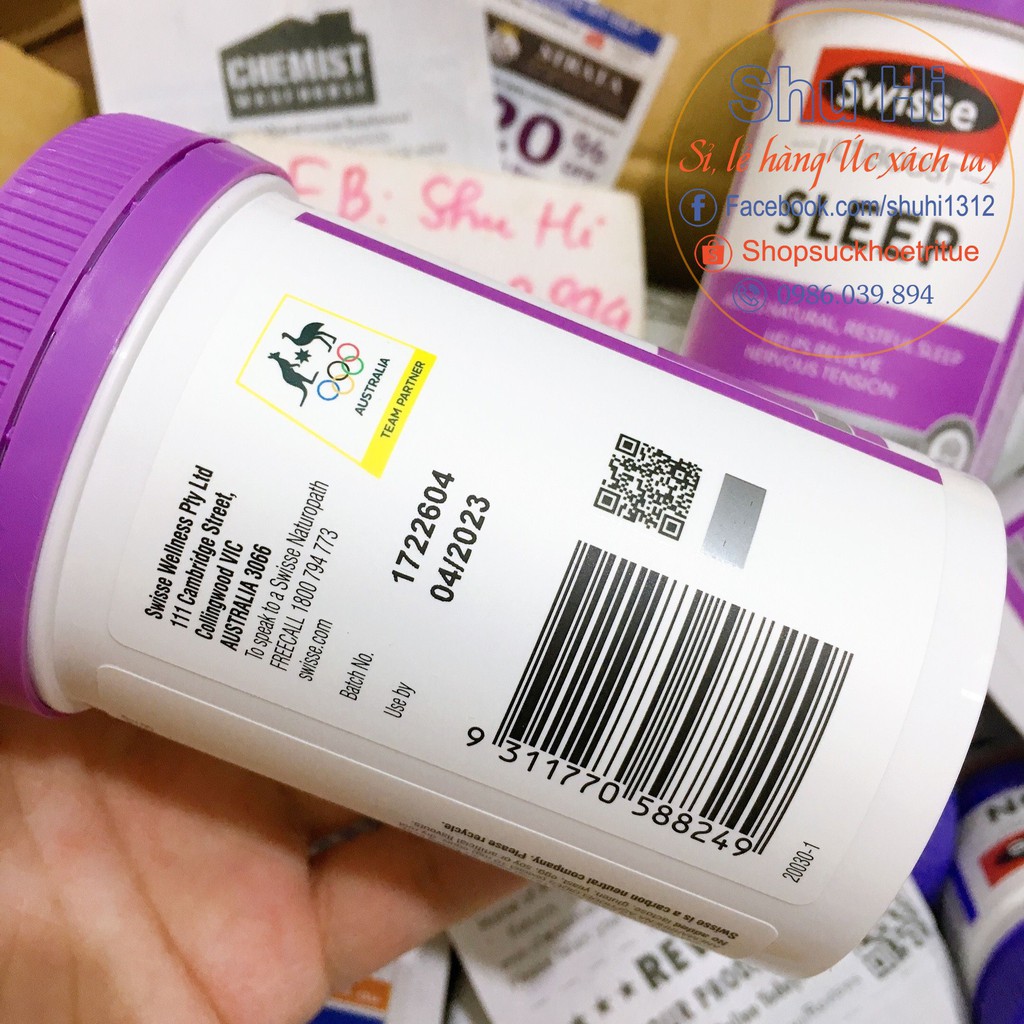 Swisse Ultiboost Sleep hỗ trợ ngủ ngon, 60 viên - 100 viên Úc | BigBuy360 - bigbuy360.vn