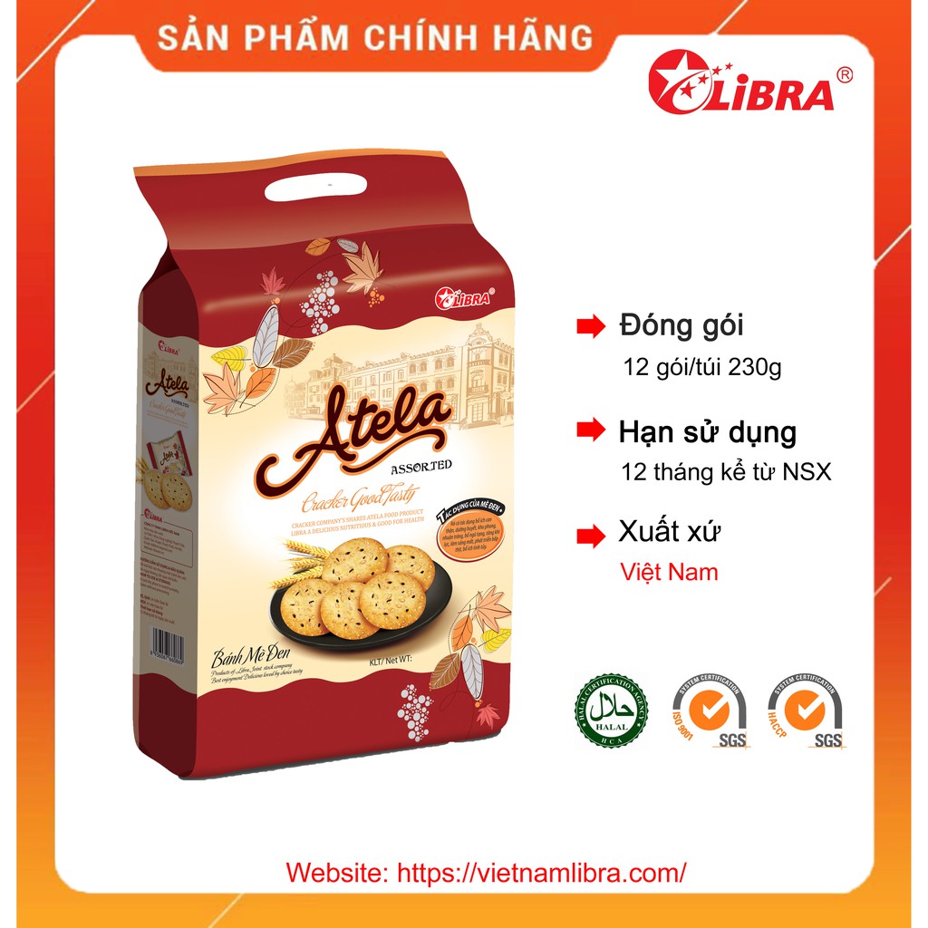 230gr Libra Bánh Quy Ngọt Hương Vừng Sesame Cracker
