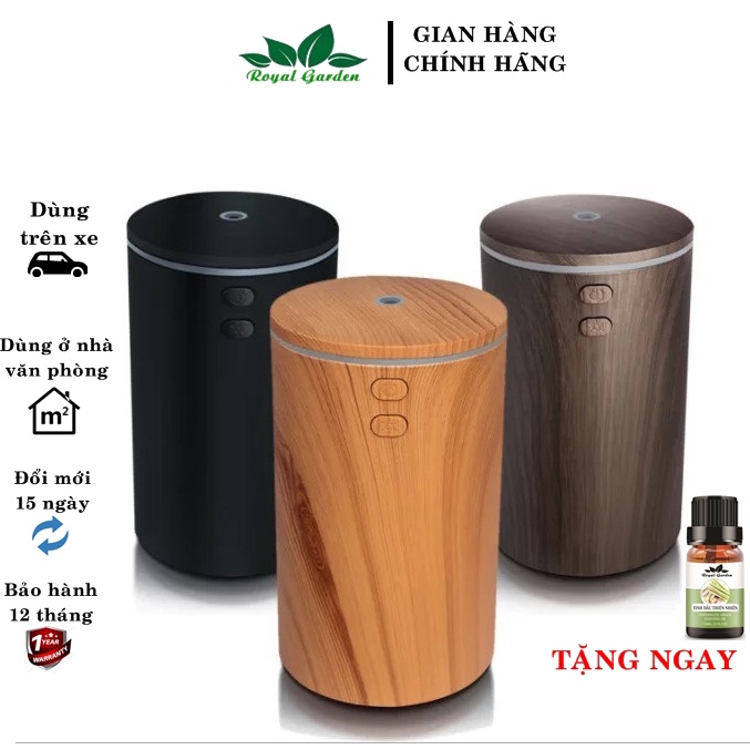 Máy Xông Tinh Dầu Đèn Xông Tinh Dầu Xe Ô tô (Loại Cao Cấp Phun Trực Tiếp) (Tặng Tinh Dầu)