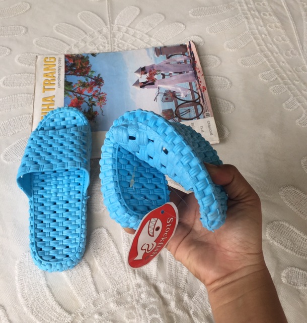 Dép Nữ Nhà Tắm, Văn Phòng, Dép Đi Trong Nhà Nhựa Dẻo Nguyên Khối Siêu Bền Nhiều Màu Size 36-40 - Hàng Việt Nam