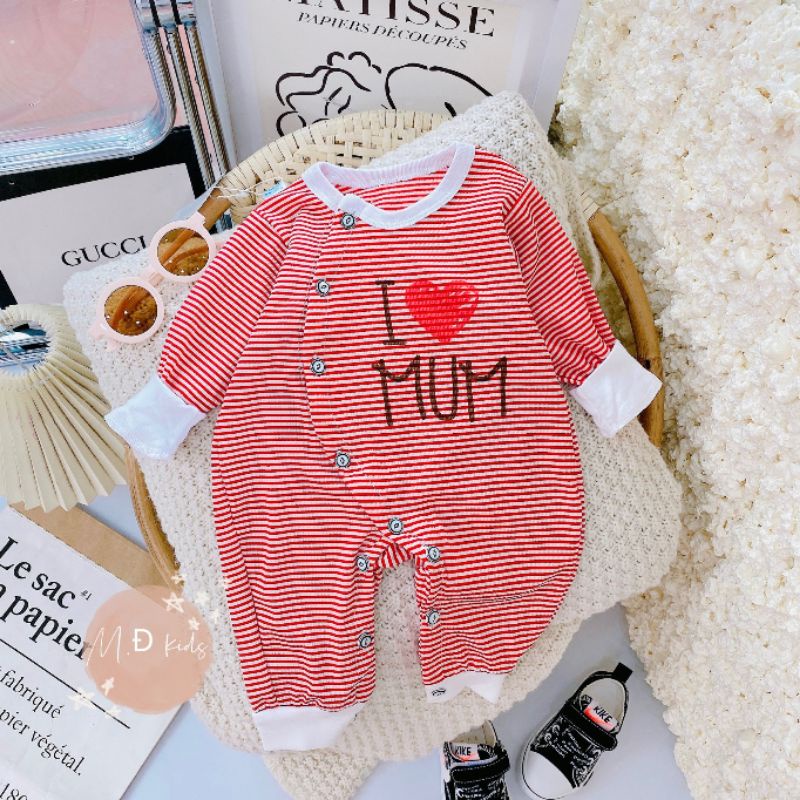 Body Liền Thân, Body Dài Sơ Sinh Vải Cotton Nhiều Mẫu Cho Bé 3-9KG