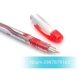 combo 1 bút đỏ 02 và 16 ống mực đỏ