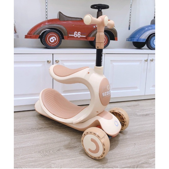 Xe trượt scooter 3 bánh phát sáng  ,xe chòi chân cho bé