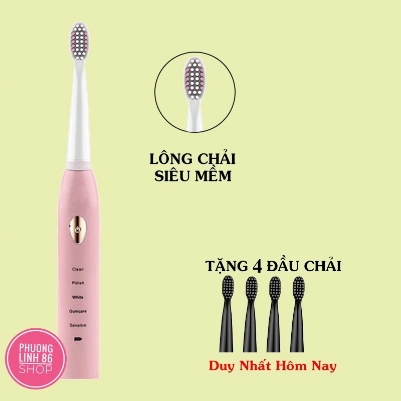 Bàn chải đánh răng điện 5 chế độ cho bé