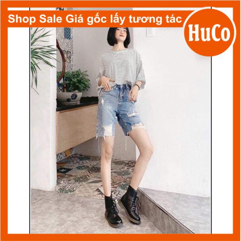 [RẺ VÔ ĐỊCH] Quần jeans nữ, quần ngố, quần lửng ống rộng rách🦋thời trang nữ phong cách chuẩn hàn kèm ảnh thật shop chụp