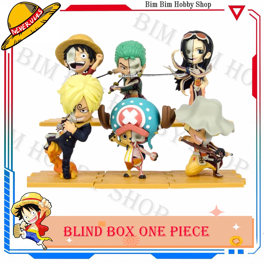 Mô Hình figure One Piece: Blind Box Team Mũ Rơm
