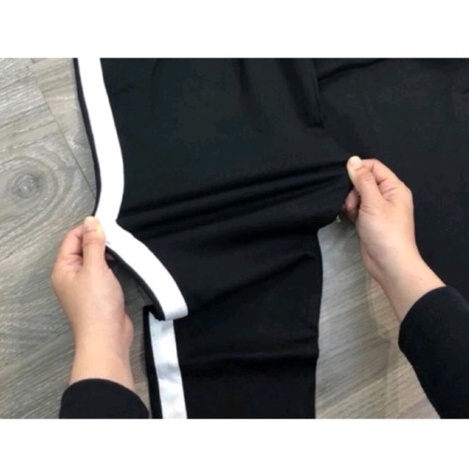 Quần Jogger Nam/Nữ 1 sọc Thun Poly ống BO. Phong Cách Thể Dục Thể Thao Năng Động Cá Tính Unisex