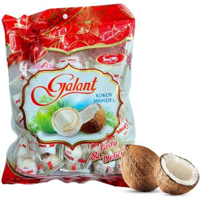 BÁNH XỐP DỪA NHÂN HẠT.