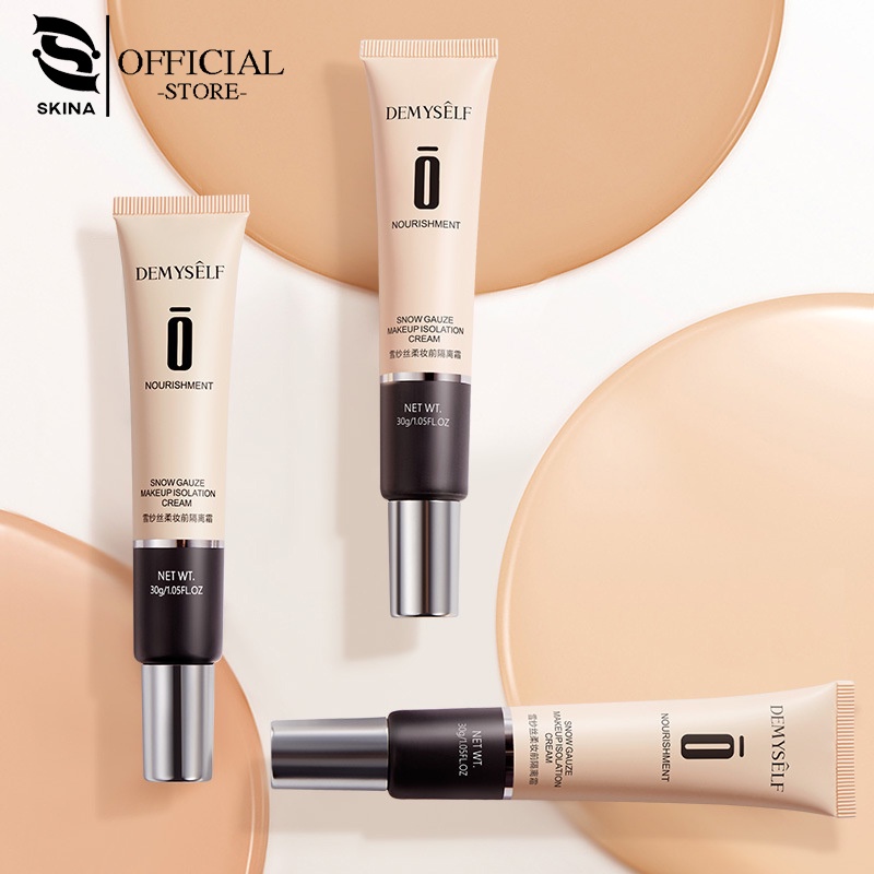 🍎FREESHIP🍎Kem lót mịn nhẹ che khuyết điểm kiềm dầu Nourishment Snow Gauze Makeup Cream DEMY01 | BigBuy360 - bigbuy360.vn