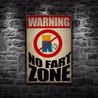 Tranh thiếc (Metal poster Decoralsub) Funny Sign