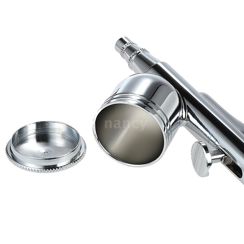 Máy phun sơn KKmoon trọng lực đôi chuyên nghiệp cho làm móng/xăm hình 0.3mm 7cc