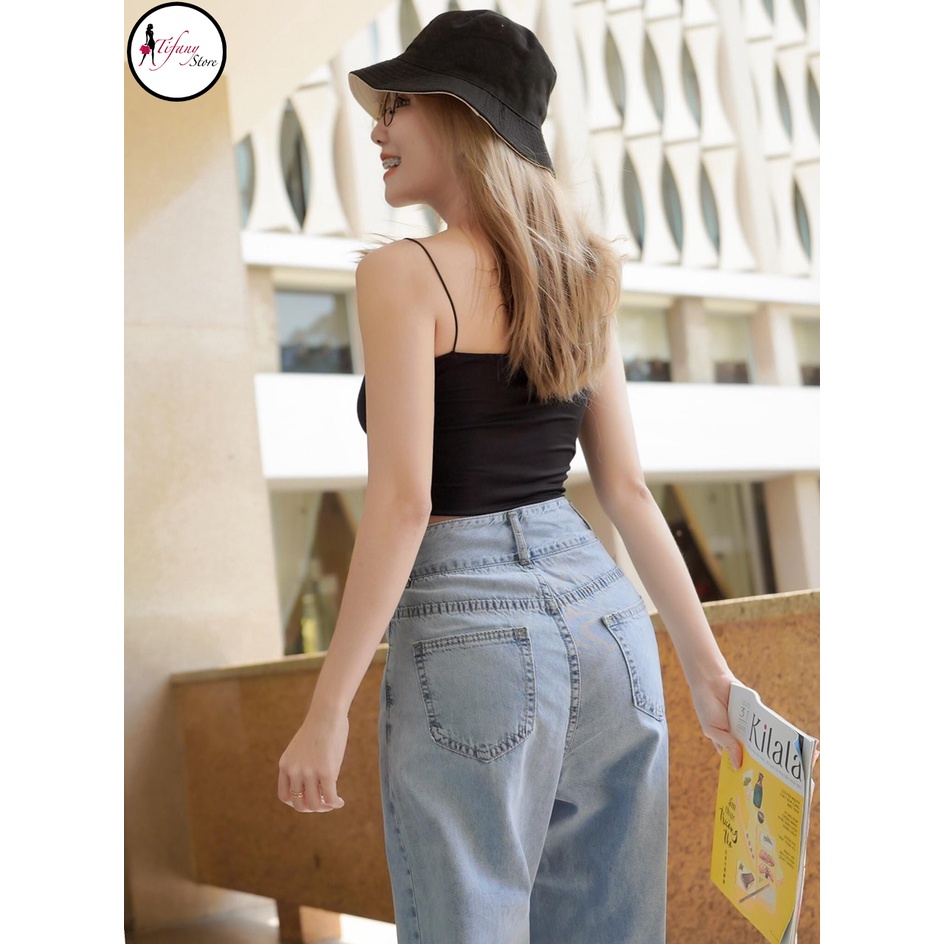 Áo Croptop Ôm Sát Hai Dây Kiểu Croptop Ôm Body Màu Trắng Freesize  "ÁO 2 DÂY"