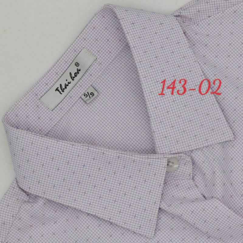 Thái Hoà Chính Hãng Áo sơ mi hoạ tiết hoa nhí vải mềm 143