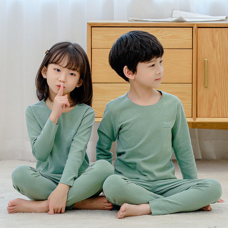 Set Đồ Bộ Dài Tay Vải Nhung Giữ Ấm Cho Bé | BigBuy360 - bigbuy360.vn