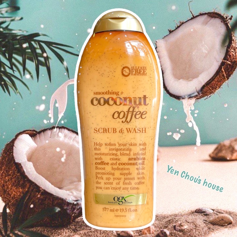 Sữa tắm tẩy tế bào chết OGX 577ml