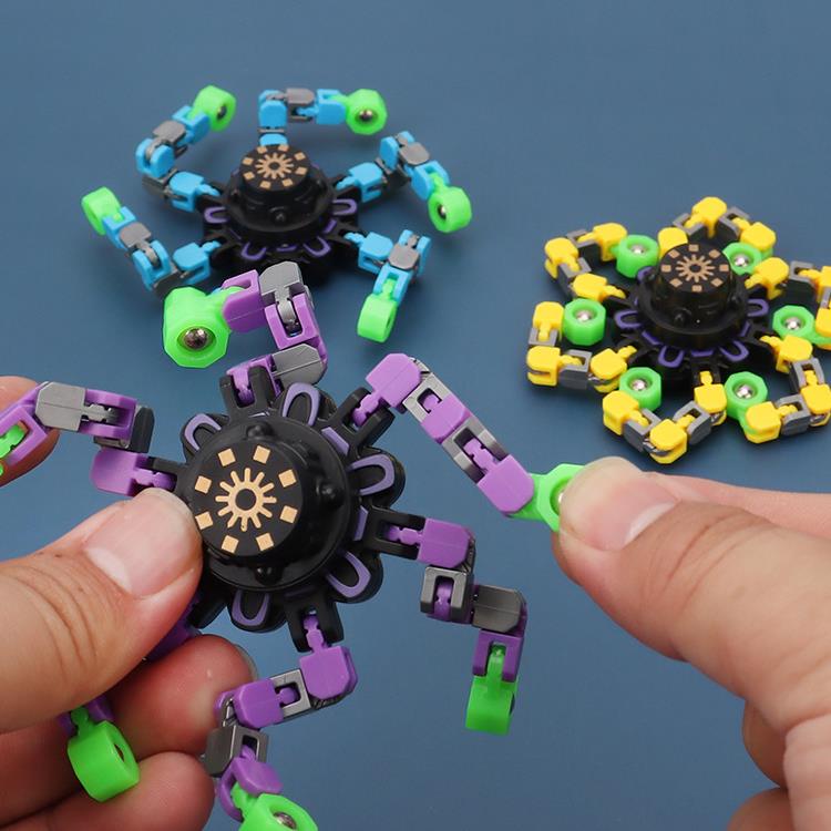 Đồ Chơi robot Biến Hình Bằng Ngón Tay Sáng Tạo 4 Màu Tùy Chọn Cho Trẻ Em