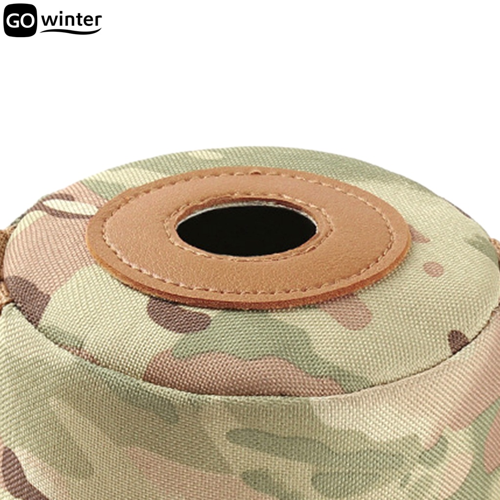 Vỏ bọc bình gas mini bằng vải oxford họa tiết rằn ri cho hoạt động ngoài trời