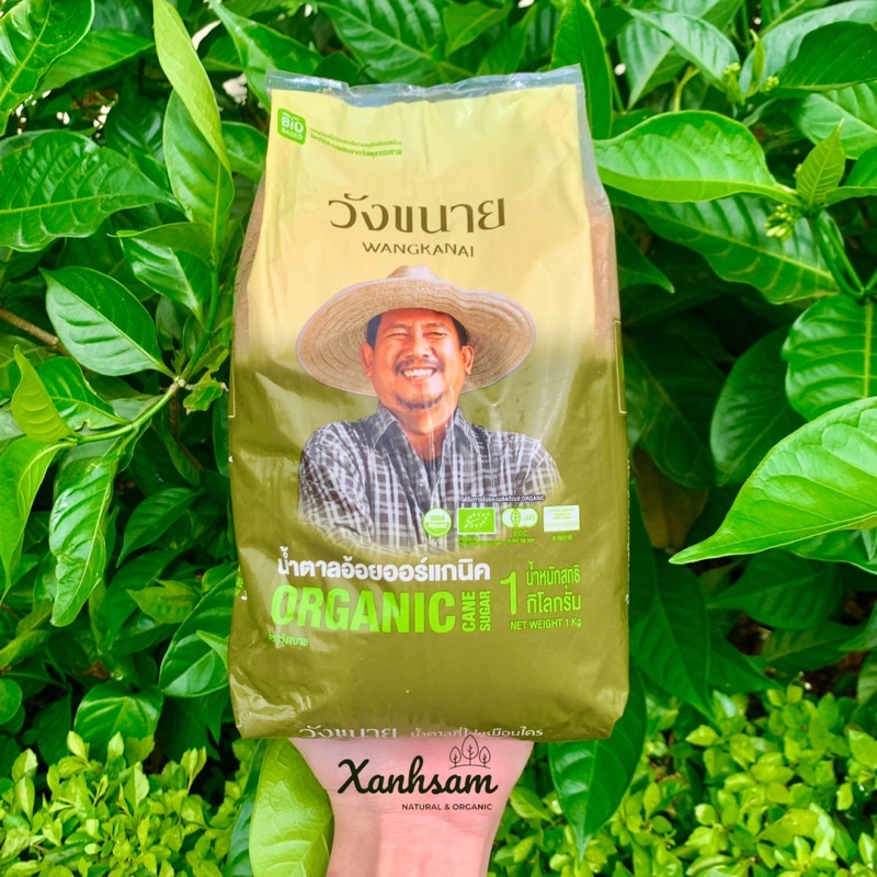 Đường Mía Thô Hữu Cơ Wangkanai 1kg - XanhSam