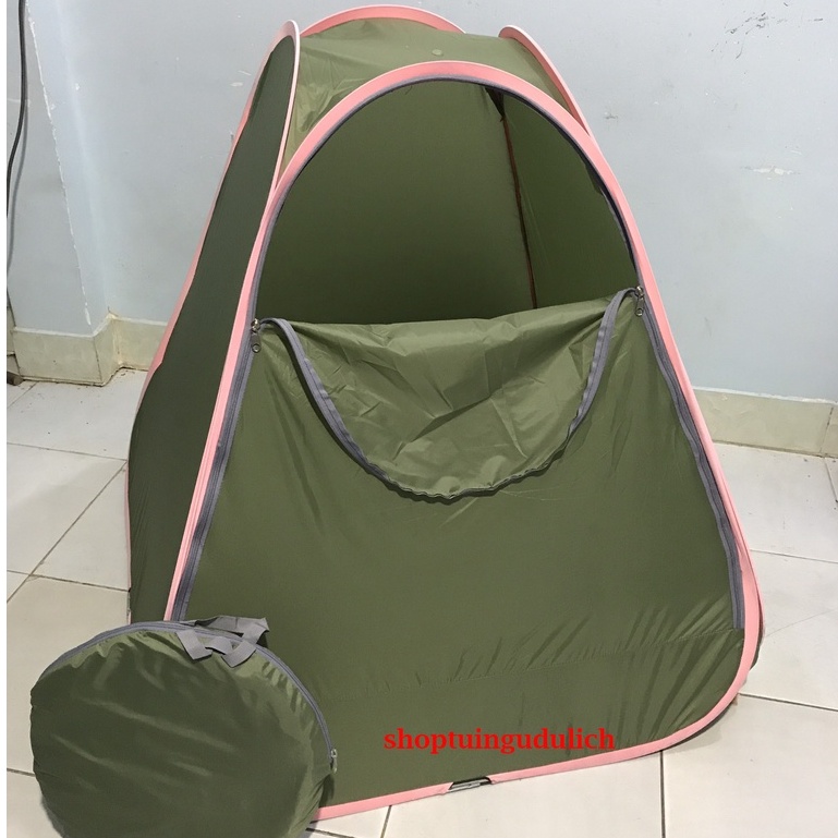 (NẶNG 1.6kg -1.8kg) lều xông hơi tự bung VẢI DÀY, khung chắc chống thấm nước, giữ hơi cực tốt