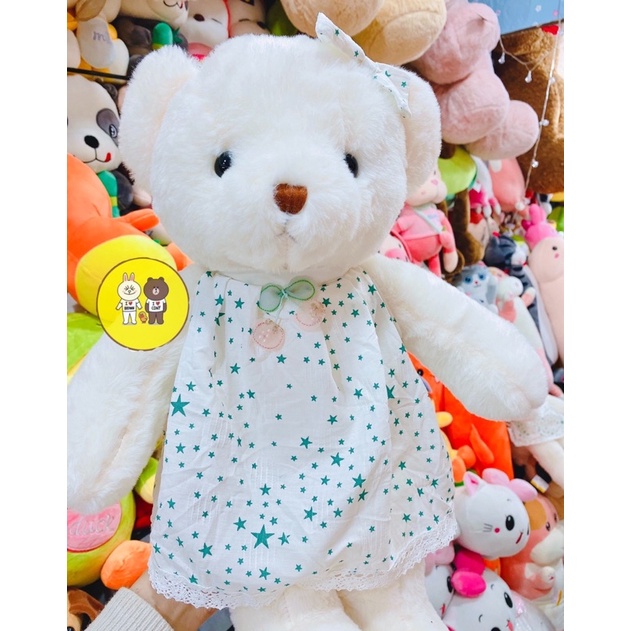 Gấu Bông Teddy Váy Yếm Dễ Thương Cho Bé - Xưởng Gấu Bông Việt Nam