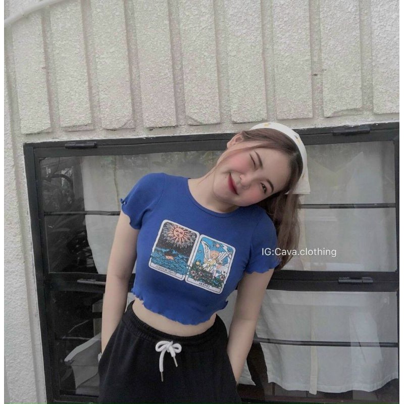 ÁO CROPTOP CUỐN BIÊN MẪU MỚI