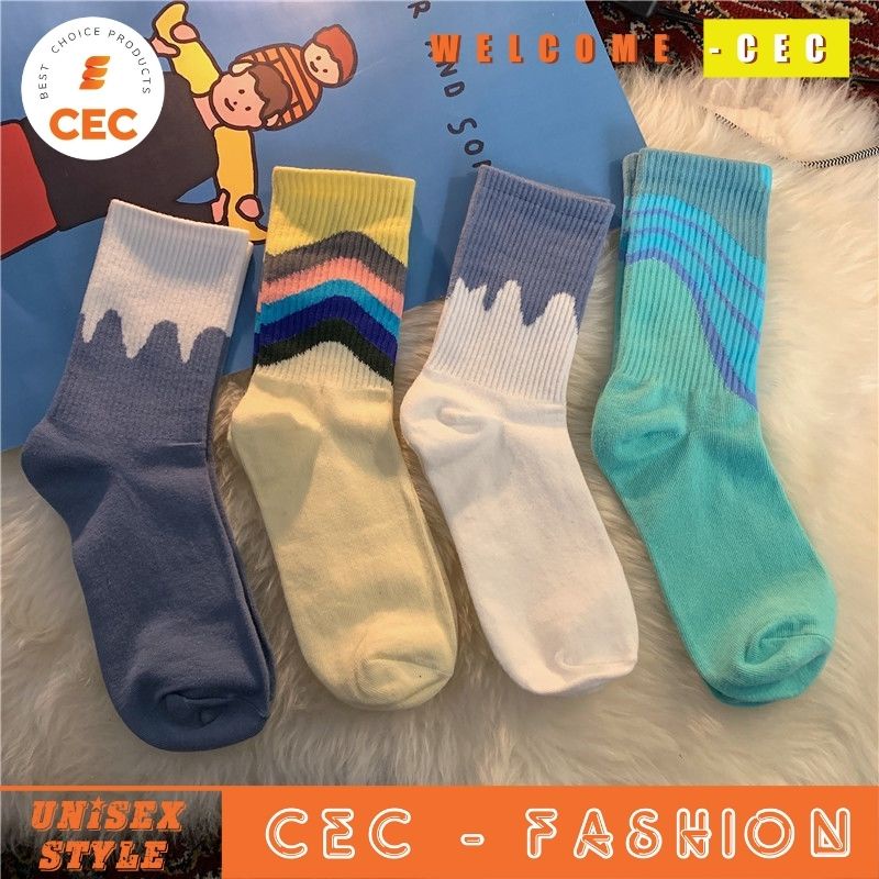 Tất Cổ Dài Nữ Cao Cấp Màu Sắc Phong Cách Vintage Hàn Quốc Mềm Đẹp Cá Tính Siêu Dễ Thương TN06