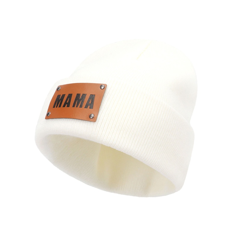 Mũ beanie Đan Móc Giữ Ấm Mùa Đông Cho Mẹ Và Bé
