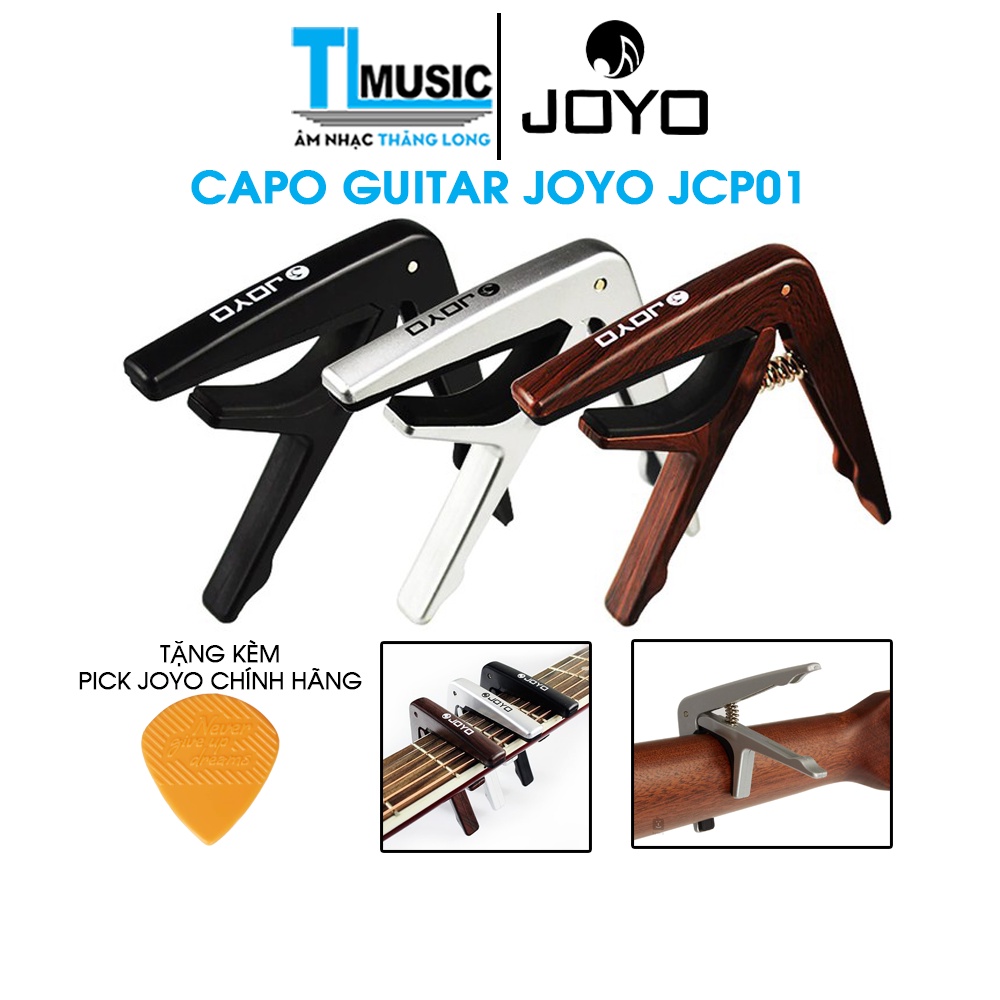 [Chính hãng] JOYO JCP01 - Capo Cao Cấp (TẶNG PICK JOYO) dùng cho đàn guitar Acoustic Electric Ukulele