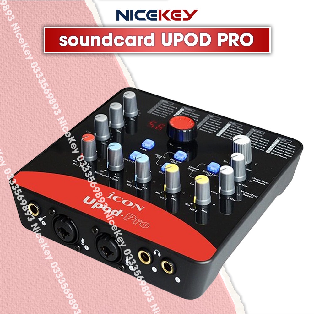 Sound Card Thu Âm ICON UPOP PRO, , Livestream, Karaoke, Hàng Chính Hãng, BẢO HÀNH 12 THÁNG