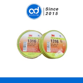 Băng Keo Điện 3M 1316 Sọc Vàng Xanh