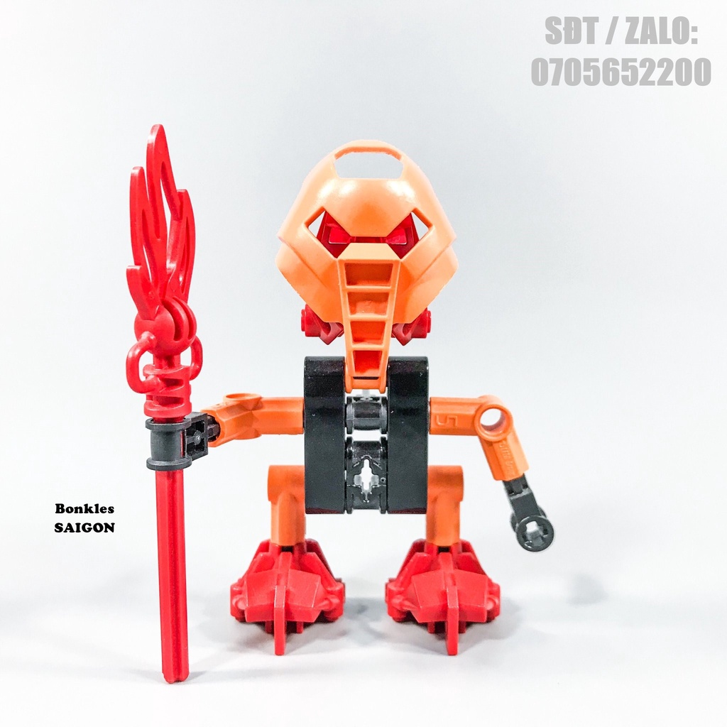 Đồ Chơi Mô Hình Vintage lắp ráp LEGO Bionicle: 8540 Turaga Vakama Chính Hãng Đan Mạch (2001)