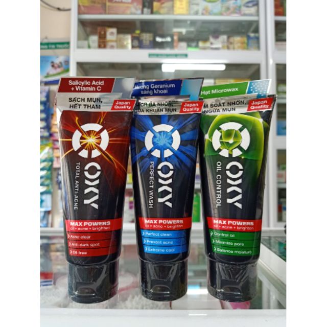 Sữa rửa mặt Oxy tuýp 100g