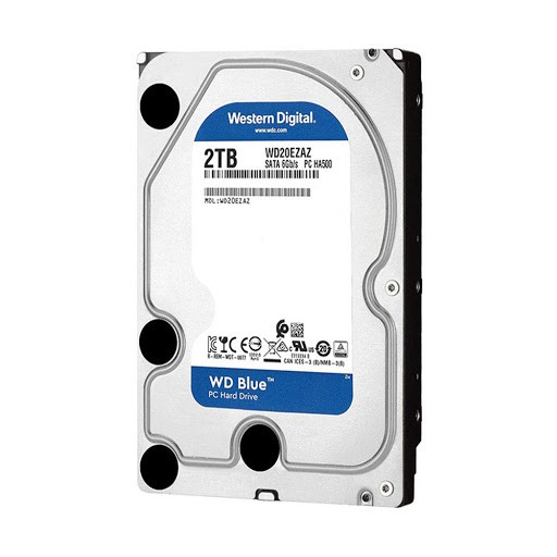 Ổ cứng HDD Western Digital Blue 2TB 3.5&quot; SATA 3 - WD20EZAZ - Hàng chính hãng new 100%