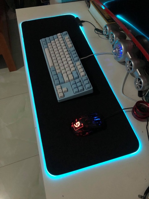 ( Big Sale khủng ) (Giảm sốc) Miếng lót chuột Led RGB [Pad Led RGB] Full size thiết kế hiện đại 2020