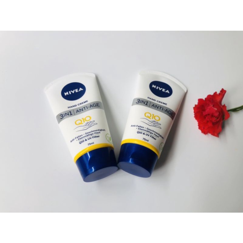 Hàng Đức Kem bôi tay dưỡng da Nivea Q10 chống nhăn, chống nẻ, giúp da tay luôn mềm mại, mịn màng!