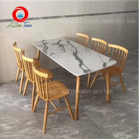 🌟 Bộ Bàn Ăn Ghế Song Tiện 4 ghế và 6 ghế, Bàn Ghế Ăn  Thương hiệu AZON Time🌟