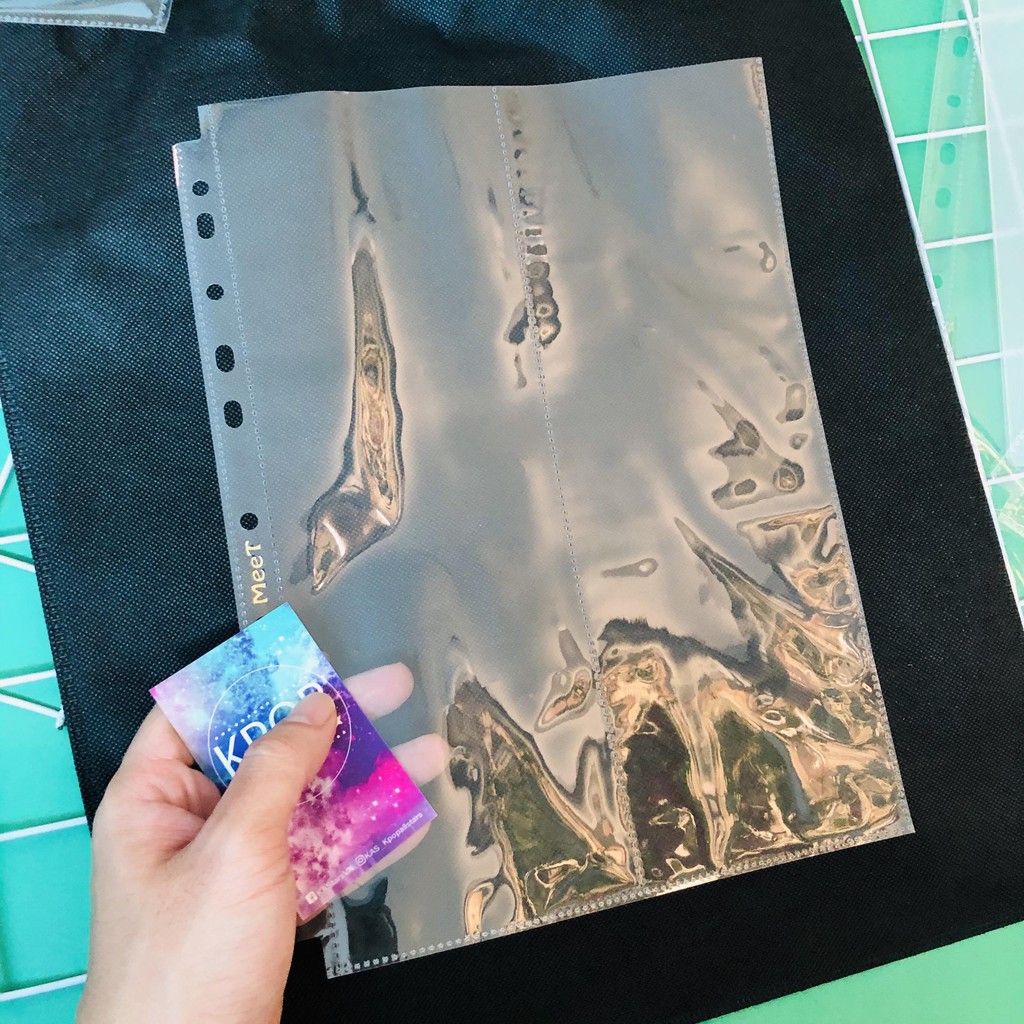 Binder MEET 15 loại sheet hỗn hợp tùy chọn theo yêu cầu - Binder đựng ảnh nhiều size - Binder A4 3 còng